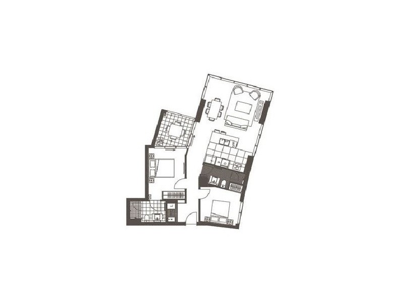 906/9 Waterside Place, Docklands VIC 3008 Floorplan