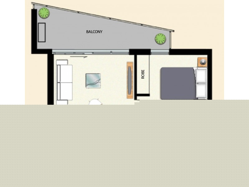 3104/380 Little Lonsdale Street, Melbourne VIC 3000 Floorplan