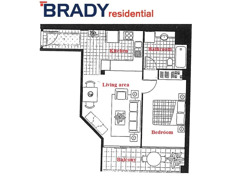 203/402-408 La Trobe Street, Melbourne VIC 3000 Floorplan