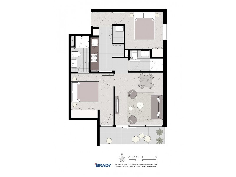 1810/500 Elizabeth Street, Melbourne VIC 3000 Floorplan