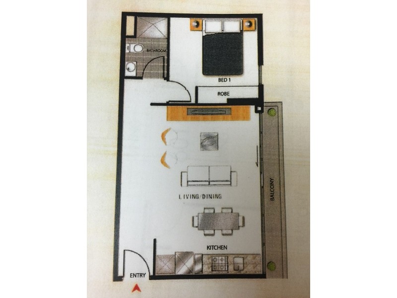 401/380 Little Lonsdale Street, Melbourne VIC 3000 Floorplan