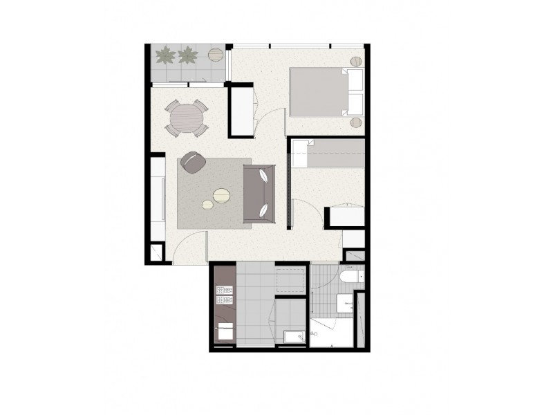 2612/500 Elizabeth Street, Melbourne VIC 3000 Floorplan