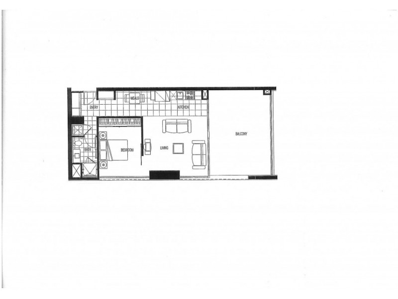 1908/8 Downie Street, Melbourne VIC 3000 Floorplan