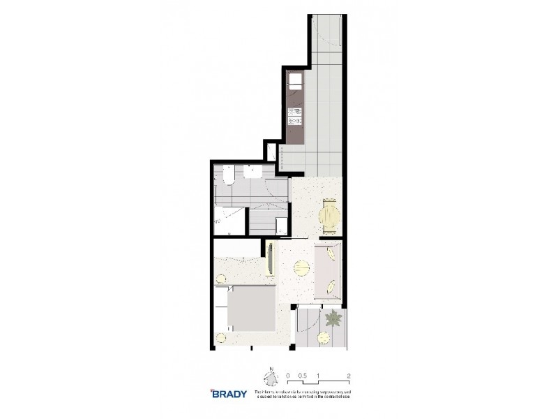 2008/500 Elizabeth Street, Melbourne VIC 3000 Floorplan