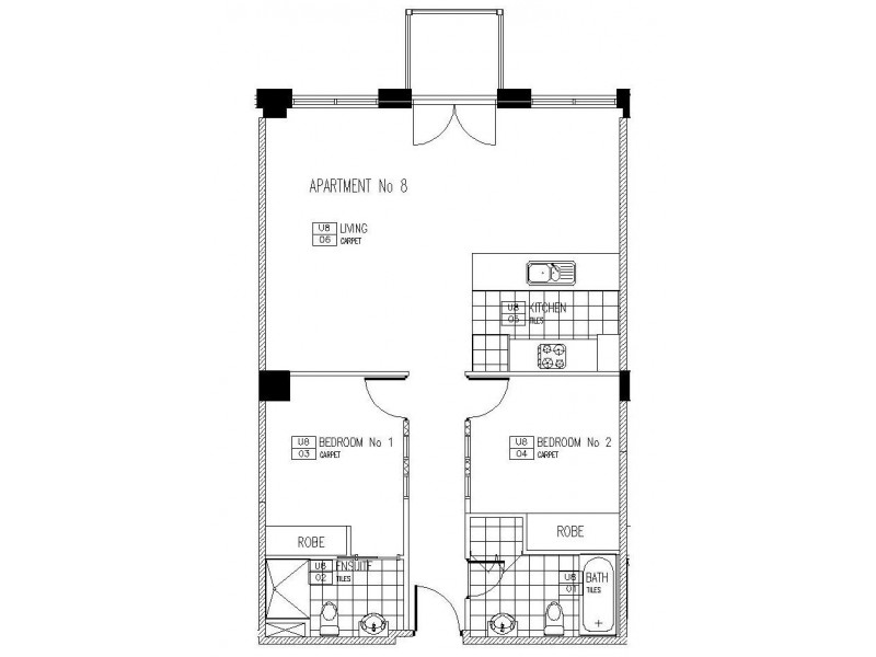 108/270 King Street, Melbourne VIC 3000 Floorplan