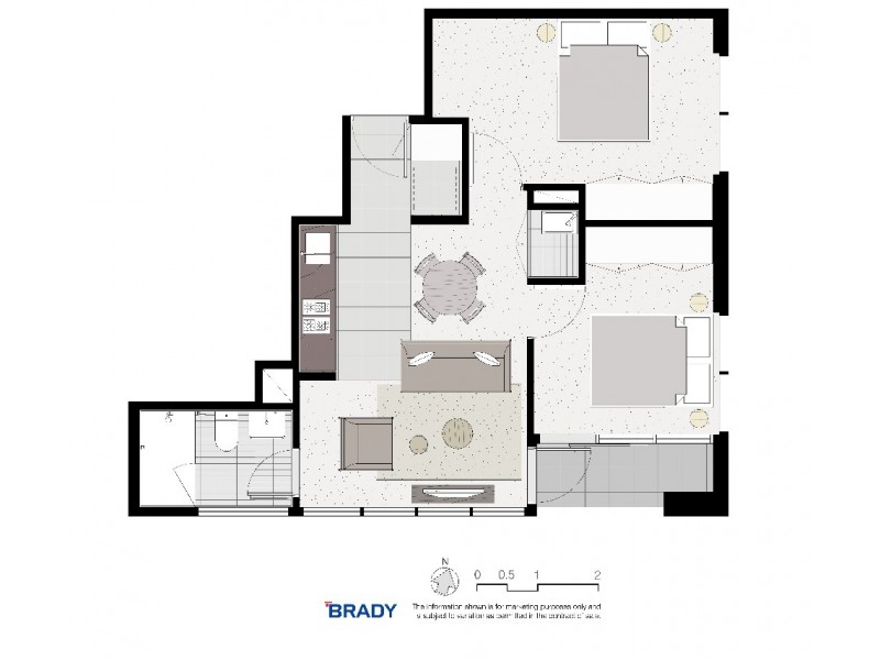 5908/500 Elizabeth Street, Melbourne VIC 3000 Floorplan