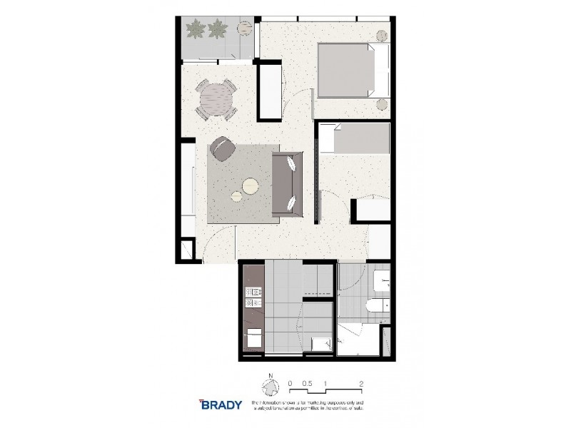 2312/500 Elizabeth Street, Melbourne VIC 3000 Floorplan