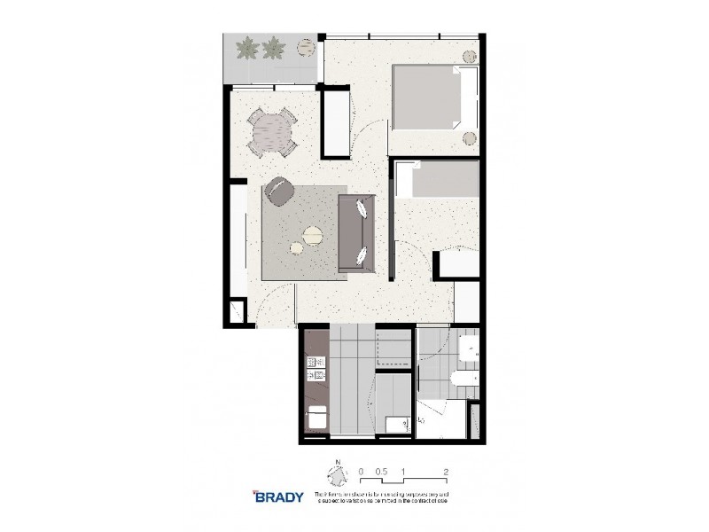 3812/500 Elizabeth Street, Melbourne VIC 3000 Floorplan