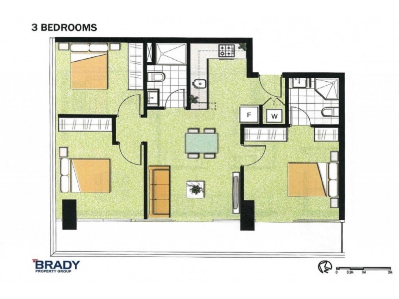 3806/8 Sutherland Street, Melbourne VIC 3000 Floorplan