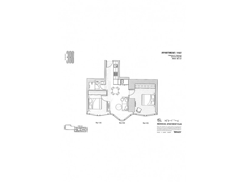 1107/371 Little Lonsdale Street, Melbourne VIC 3000 Floorplan