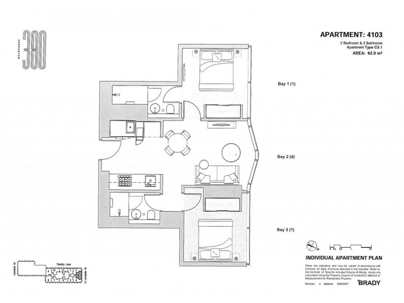 4103/371 Little Lonsdale Street, Melbourne VIC 3000 Floorplan