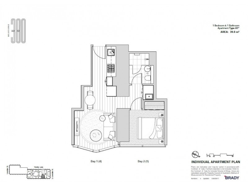 905/371 Little Lonsdale Street, Melbourne VIC 3000 Floorplan