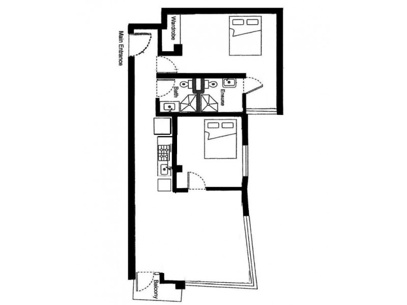 2601/8 Exploration Lane, Melbourne VIC 3000 Floorplan