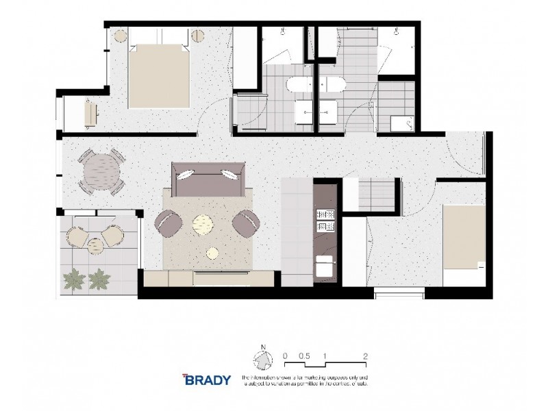 1706/500 Elizabeth Street, Melbourne VIC 3000 Floorplan