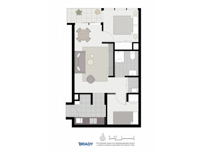 5502/500 Elizabeth Street, Melbourne VIC 3000 Floorplan