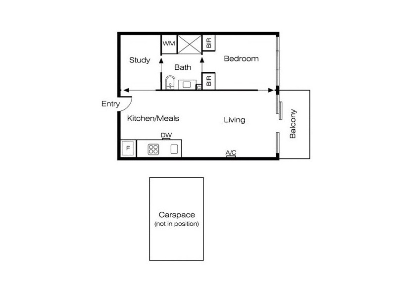1502/35-39 Coventry Street, Southbank VIC 3006 Floorplan