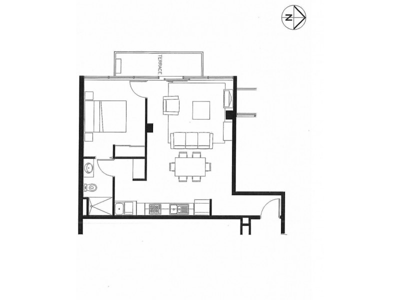 1909/25-33 Wills Street, Melbourne VIC 3000 Floorplan