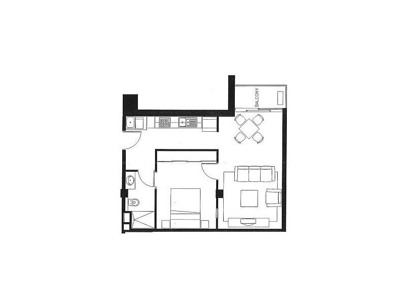 1908/25-33 Wills Street, Melbourne VIC 3000 Floorplan