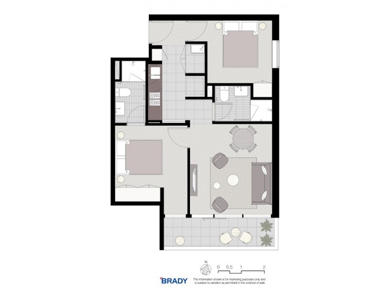 4610/500 Elizabeth Street, Melbourne VIC 3000 Floorplan