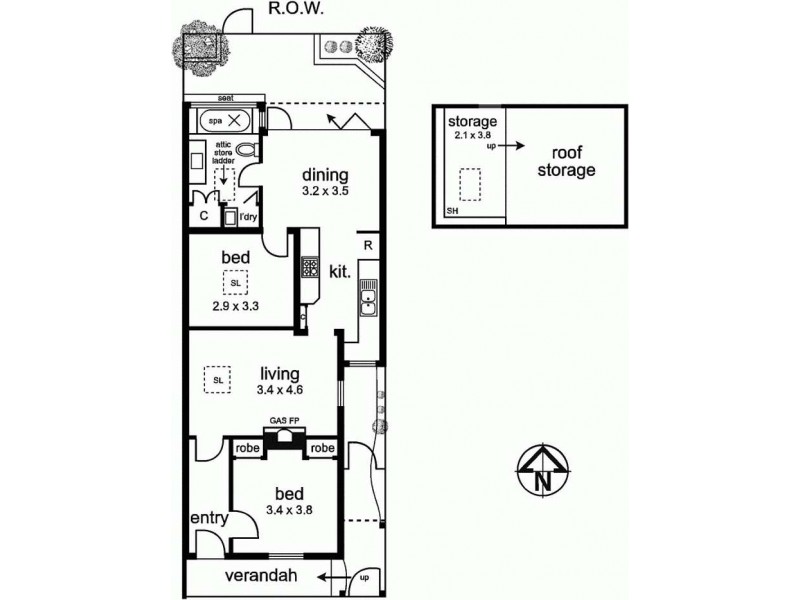 21 Coleman Street, Fitzroy North VIC 3068 Floorplan