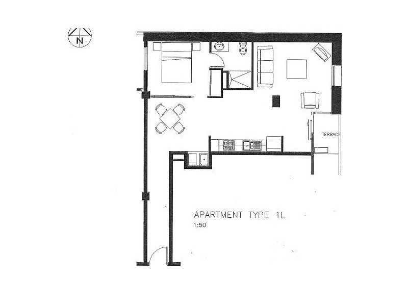 106/25-33 Wills Street, Melbourne VIC 3000 Floorplan
