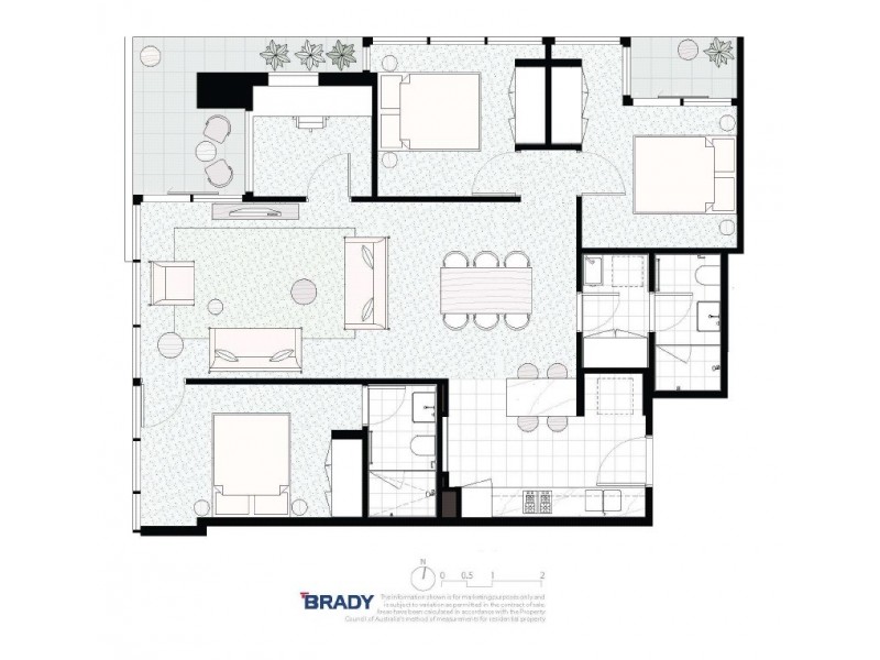 2603/500 Elizabeth Street, Melbourne VIC 3000 Floorplan