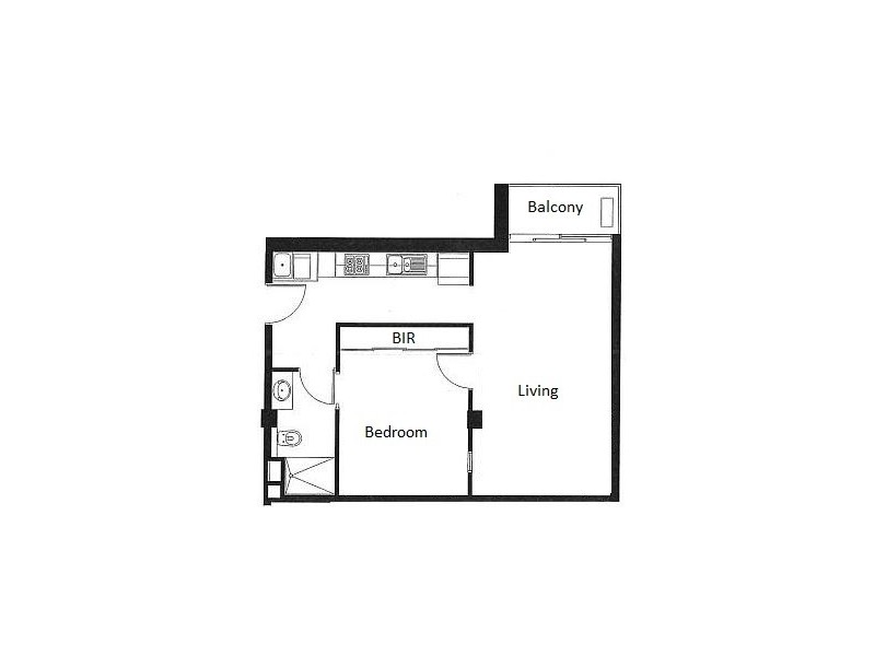 1108/25-33 Wills Street, Melbourne VIC 3000 Floorplan