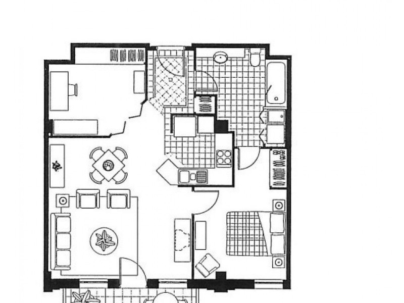 109/406 La Trobe Street, Melbourne VIC 3000 Floorplan