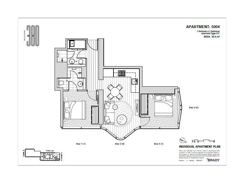 5004/371 Little Lonsdale Street, Melbourne VIC 3000 Floorplan