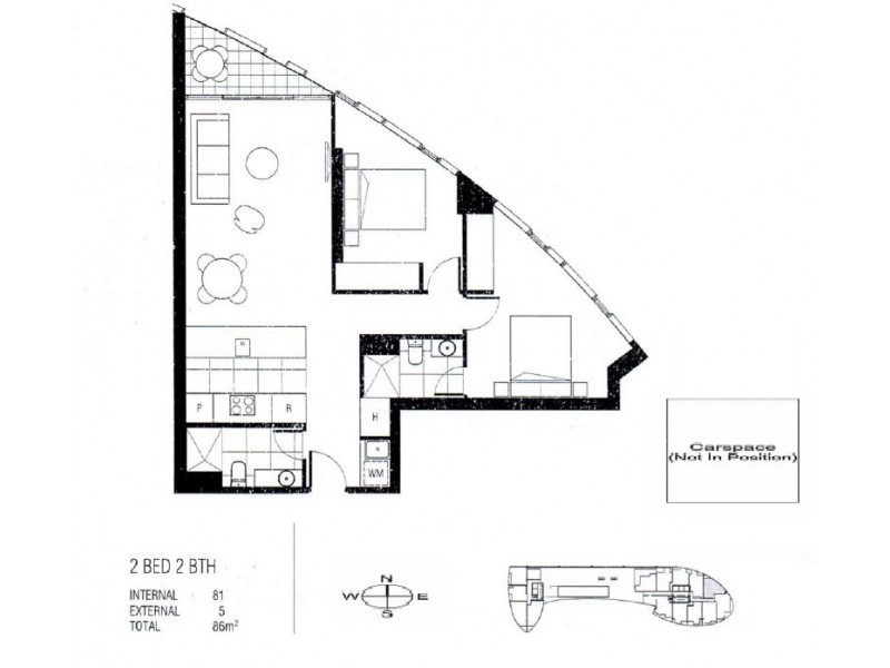 1516/557 St Kilda Road, Melbourne VIC 3004 Floorplan