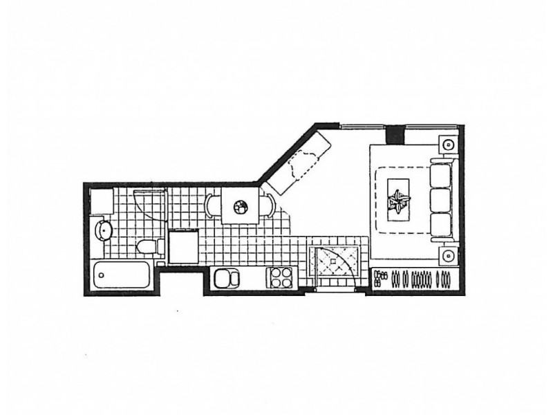 115/406 La Trobe Street, Melbourne VIC 3000 Floorplan