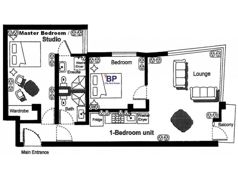 2301/8 Exploration Lane, Melbourne VIC 3000 Floorplan