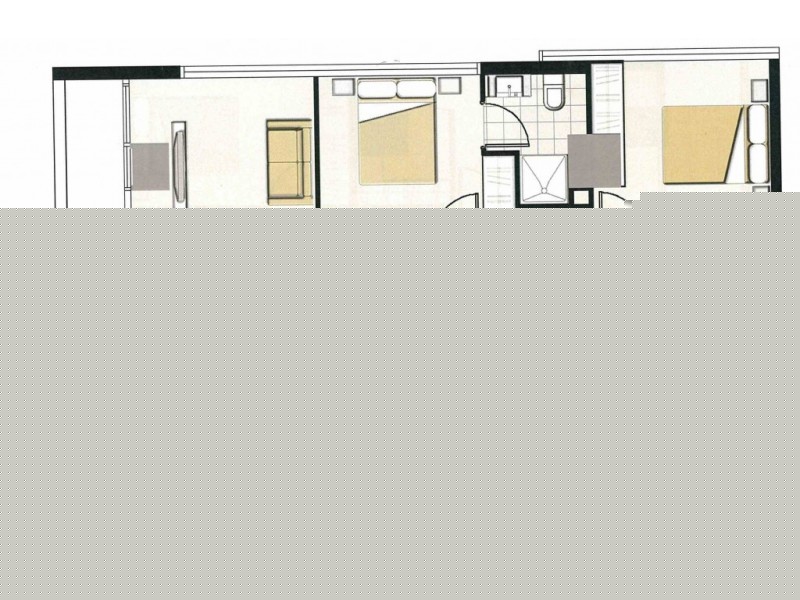 1103/5 Sutherland Street, Melbourne VIC 3000 Floorplan