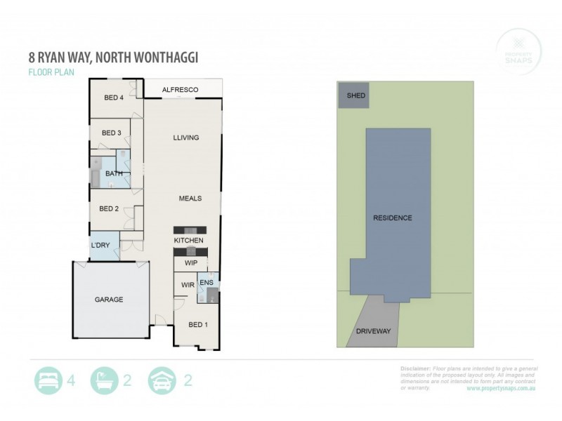 8 Ryan Way, Wonthaggi VIC 3995 Floorplan