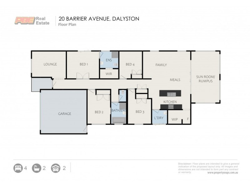 20 Barrier Avenue, Dalyston VIC 3992 Floorplan