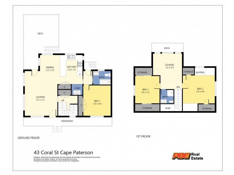 43 CORAL STREET, Cape Paterson VIC 3995 Floorplan