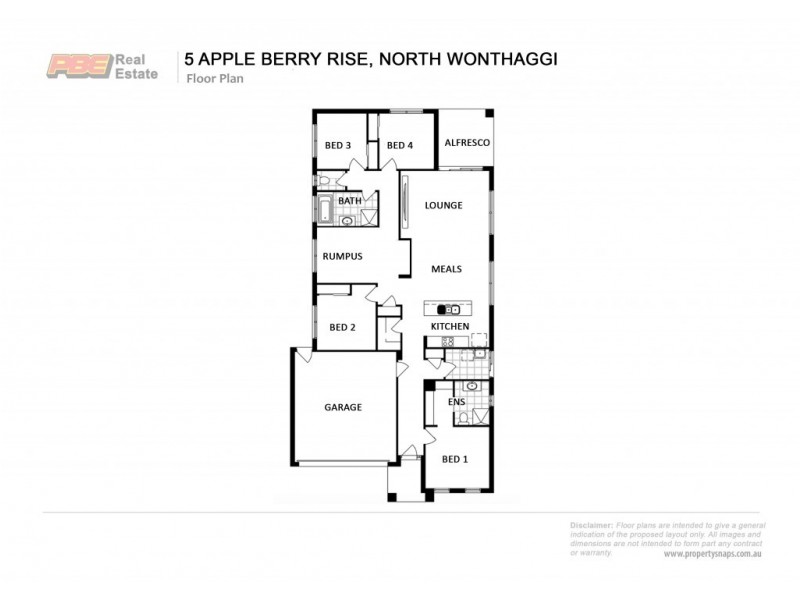 5 Apple Berry Rise, Wonthaggi VIC 3995 Floorplan