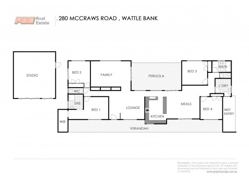 280 McCraws Road, Wattle Bank VIC 3995 Floorplan