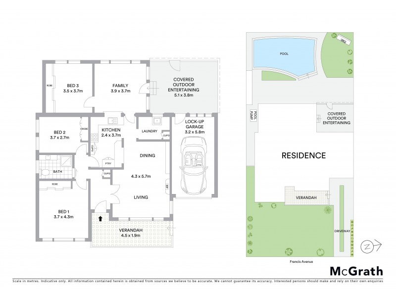 68 Francis Avenue, Brighton-le-sands NSW 2216 Floorplan