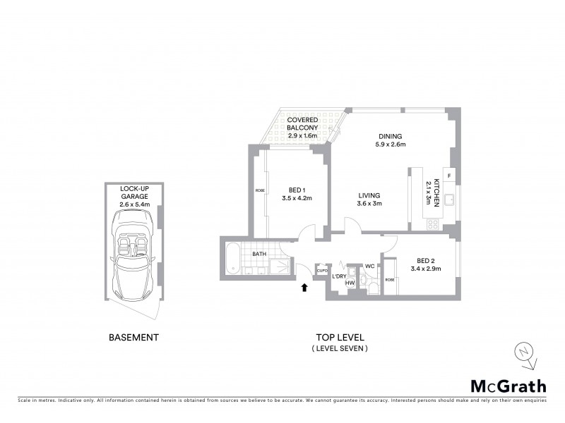 45/4-10 The Boulevarde, Brighton-le-sands NSW 2216 Floorplan
