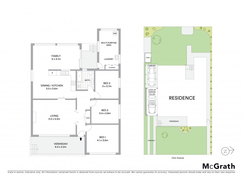 3 Civic Avenue, Kogarah NSW 2217 Floorplan