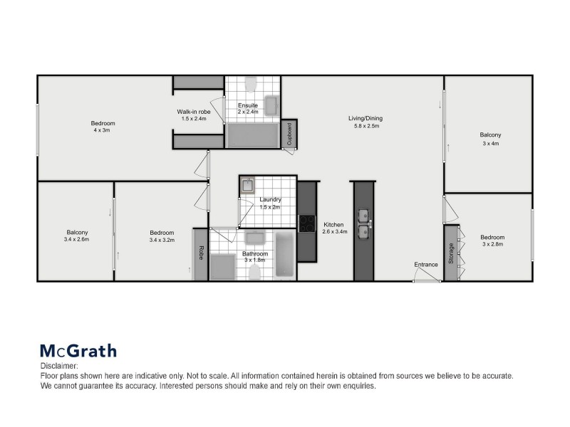 412/149 O’Riordan Street, Mascot NSW 2020 Floorplan