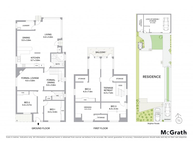 5 Brighton Parade, Brighton-le-sands NSW 2216 Floorplan