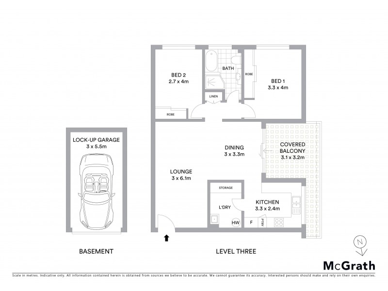 16/193-195 President Avenue, Monterey NSW 2217 Floorplan