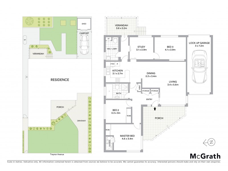 8 Traynor Avenue, Kogarah NSW 2217 Floorplan