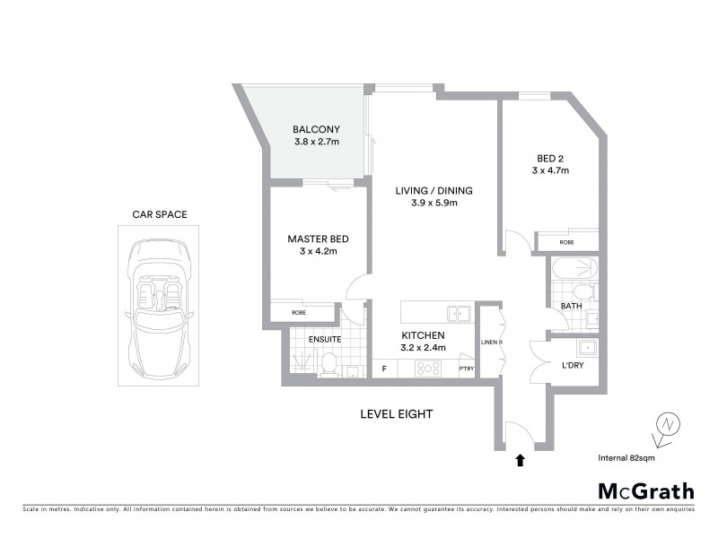 802/2 Chisholm Street, Wolli Creek NSW 2205 Mcgrath Estate Agents