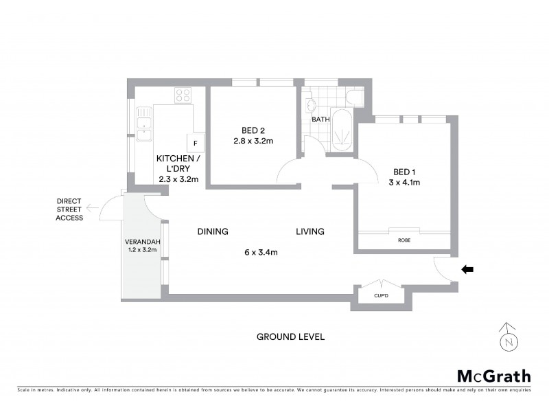 3/178 Chuter Avenue, Sans Souci NSW 2219 Floorplan