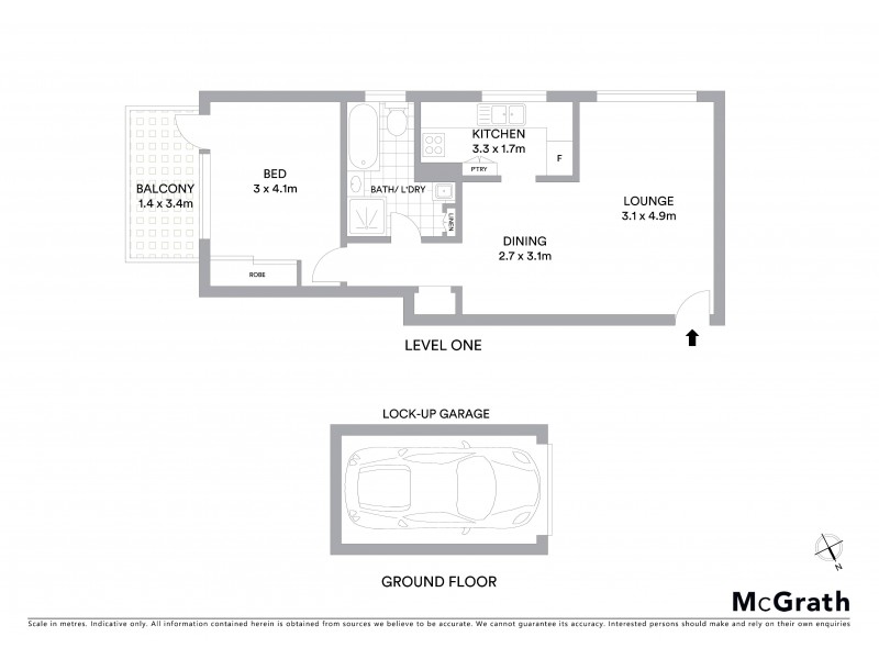 3/28 Crawford Road, Brighton-le-sands NSW 2216 Floorplan