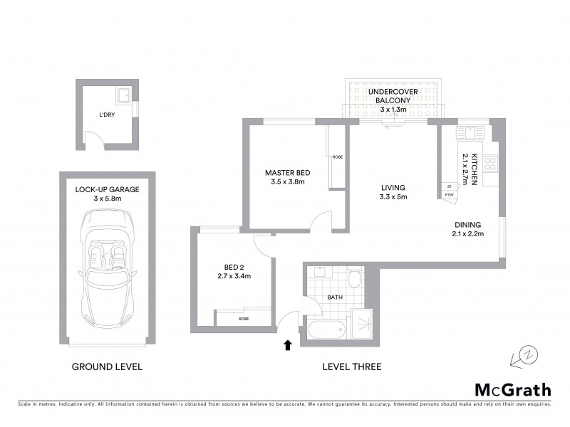 14/14-18 Crawford Road, Brighton-le-sands NSW 2216 Floorplan
