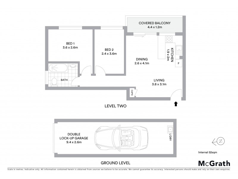 14/52 Wentworth Avenue, Mascot NSW 2020 Floorplan